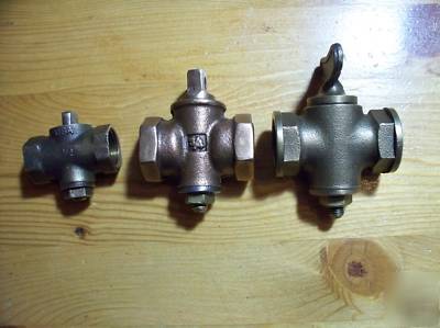 9 gas main & pilot shut off valves in 7 sizes & styles