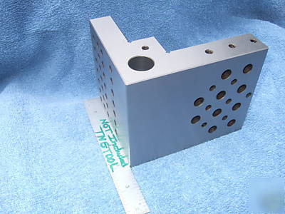 Angle plate step toolmaker machist tapped 1/4 ground 3A