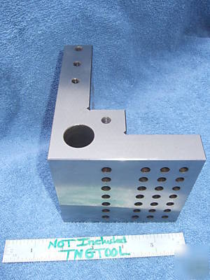 Angle plate step toolmaker machist tapped 1/4 ground 3A