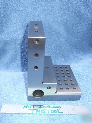 Angle plate step toolmaker machist tapped 1/4 ground 3A