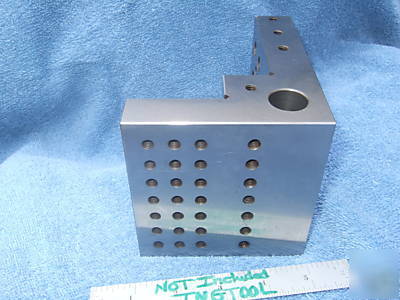 Angle plate step toolmaker machist tapped 1/4 ground 3A