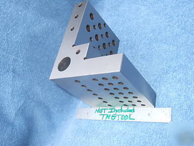 Angle plate step toolmaker machist tapped 1/4 ground 3A