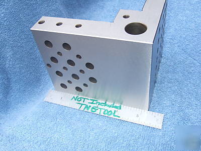 Angle plate step toolmaker machist tapped 1/4 ground 3A