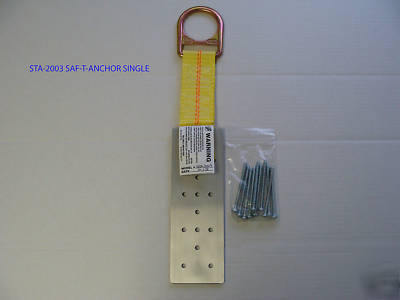 Fall protection saf-t-anchor roof single plate, each
