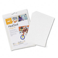 Gbc(r) photo-seal laminating pouches, 5 mil, 4 1/4IN. x