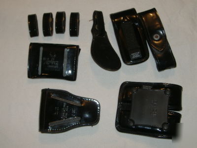 Gloss police gear handcuff stinger oc keepers pouches