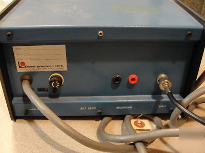 Laser precision corp power monitor and detector head