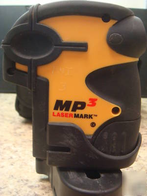 MP3 laser mark 3 beam laser level in case with mount