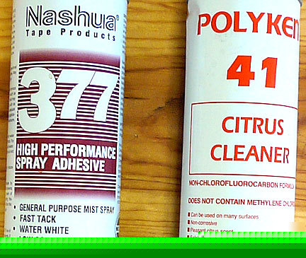 Nashua 377 spray adhesive 13 oz. - 36 cans 