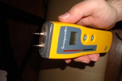 New surveymaster protimeter used with pins and ferrules