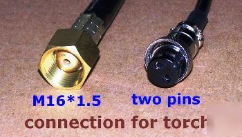 Plasma cutting torch PT31 esab style x 5.0 metres