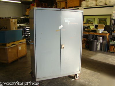 Rolling lista 3 shelf tool storage cabinet 47X28X72