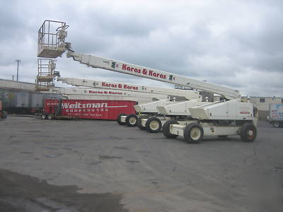 Snorkel 4WD diesel 80' boomlift runs great jlg genie hd