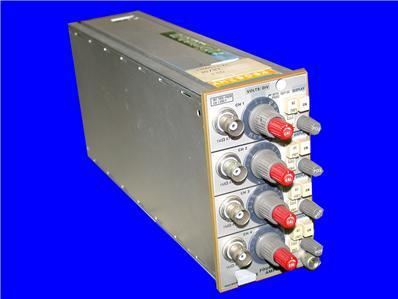 Tektronix four channel amplifier plug in module # 5A14N