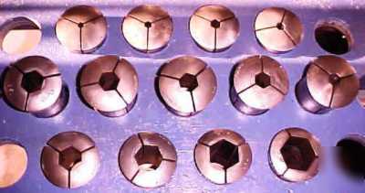 16C spindle adapter,hex,sq, round, 35 collets,wrench