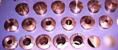 16C spindle adapter,hex,sq, round, 35 collets,wrench