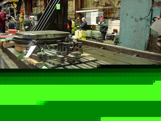 252' l 72' w lakeshore t-slotted floor plate, t-slotted