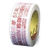 3M highland pre-printed message seal broken tape |3771
