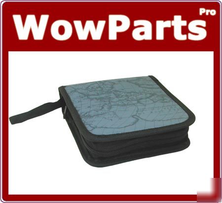 40 vcd cd dvd disk storage carry bag/case/wallet/holder