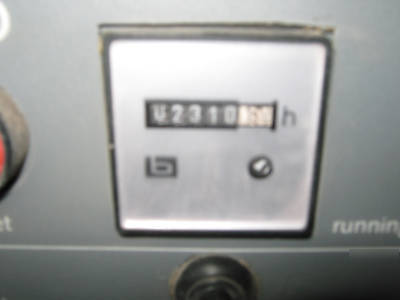 Atlas copco 50HP rotary screw air compressor 2310 hours