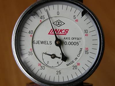 Co-ax indicator acuricy: reading .0005
