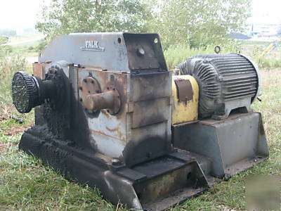 Falk 300 hp belt drive 2145Y2-b w/ motor and gearbox