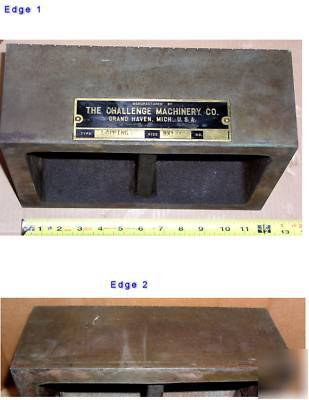 Lapping plate, challenge machinery co. 9 x 12 x 4-1/2