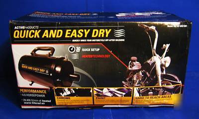 New active products motor sports quick & easy dry