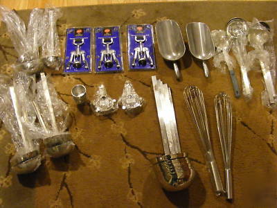 New lot 39 commercial / restauarant utensils ladle more