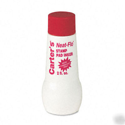 New red stamp pad ink, 