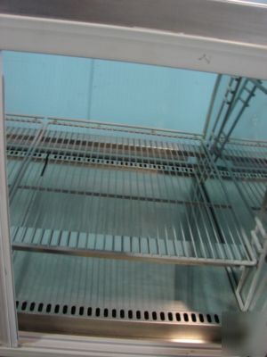 Set of two 4' randell curved refrigerated display cases
