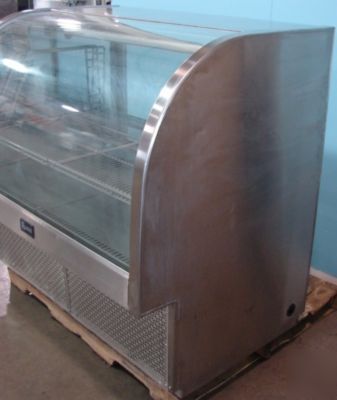 Set of two 4' randell curved refrigerated display cases