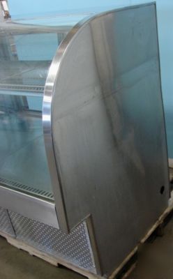 Set of two 4' randell curved refrigerated display cases