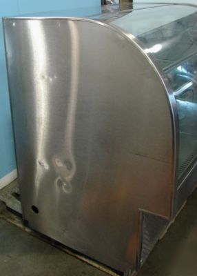 Set of two 4' randell curved refrigerated display cases