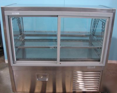Set of two 4' randell curved refrigerated display cases