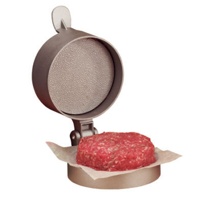 Single non-stick hamburger press + 1,000 patty papers