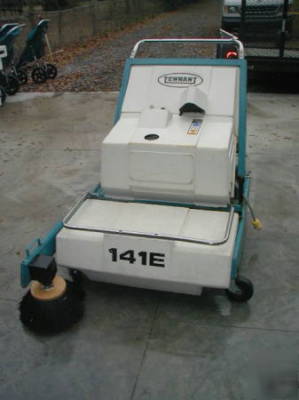 Tennant 141E battery operated 24V walk behind sweeper