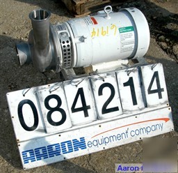 Used: apv centrifugal pump, model W25/75, 316 stainless