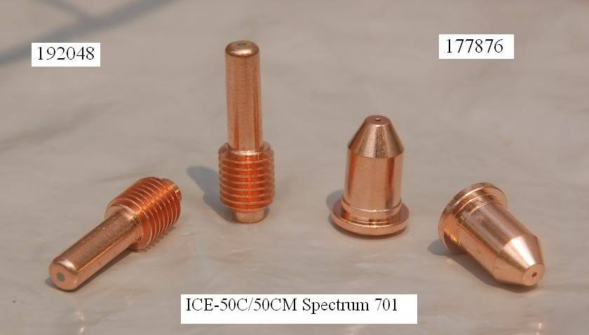 Miller ice-50C 50CM SPECTRUM701 plasma cutters c 20 pcs