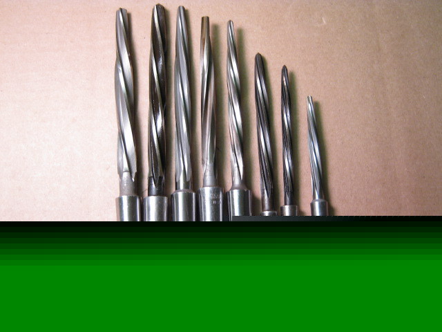 New 8 pc hs tapered bridge reamer set 9/32 to 17/32