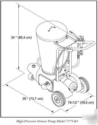 New alemite 7175-R4 electric grease pump rockcrusher 