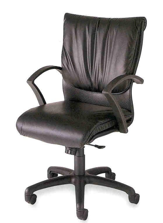 New * * lazboy carrara midback leather chair #92D15-lz