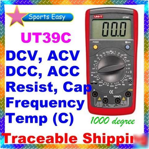New uni-t UT39C digital multimeter lcd dmm temperature