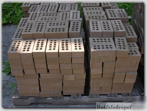 New wholesale pallet 500 stone/clay face bricks 8