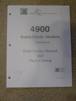 Rowe 4900 s & jr snack field service manual multiboard