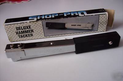 Shop pro deluxe hammer tacker mint in box fast ship