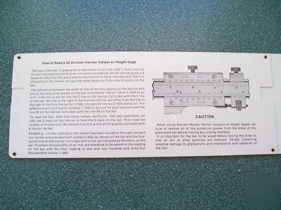 Starrett vernier caliper 