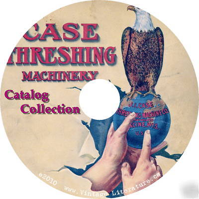 J.i. case tractor & thresher catalog collection on dvd