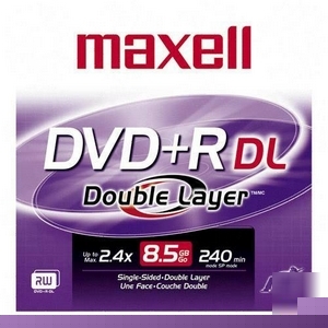 Maxell 634080 -maxell dvd+r 8X dbl laye 8.