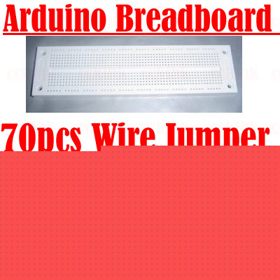 Arduino breadboard and 70/pcs wire jumper male B70J